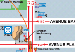 Metro Map 250x175
